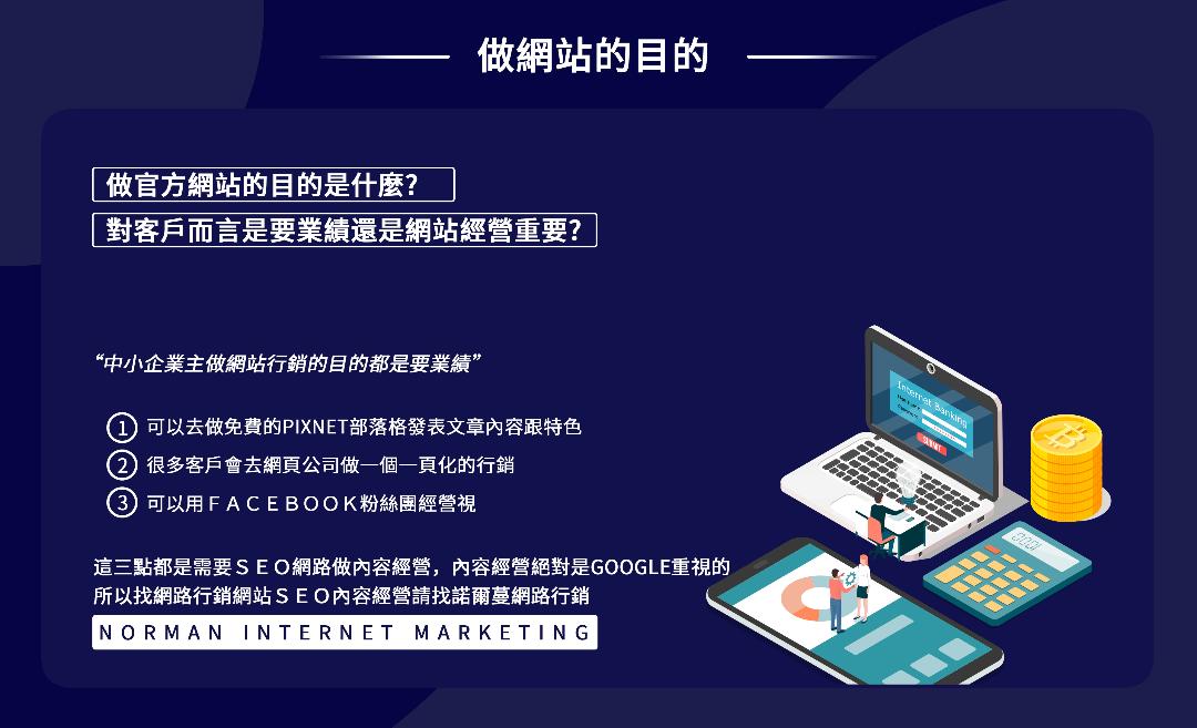 中小企業主網路行銷目的業績  免費PIXNET.jpg